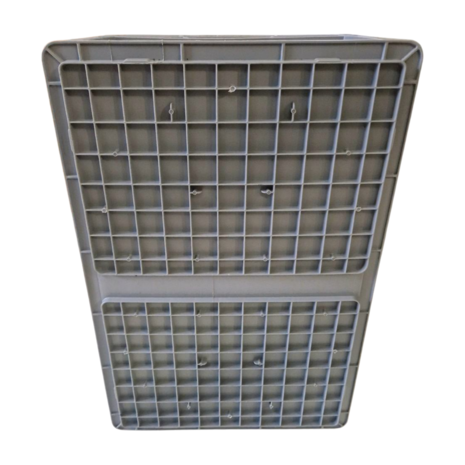 Emtrade (Nieuw) Stapelbak, 600x400x220 mm, euronorm, grijs kunststof, nieuw