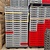 Auer Kunststof stapelkrat 60x40x12 rood, PP, geperforeerd, gebruikt Auer Kunststof stapelkrat 60x40x12 rood, PP, geperforeerd, gebruikt