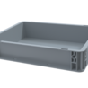 Emtrade (Nieuw) Stapelbak, 400x300x75 mm, euronorm, grijs kunststof, nieuw