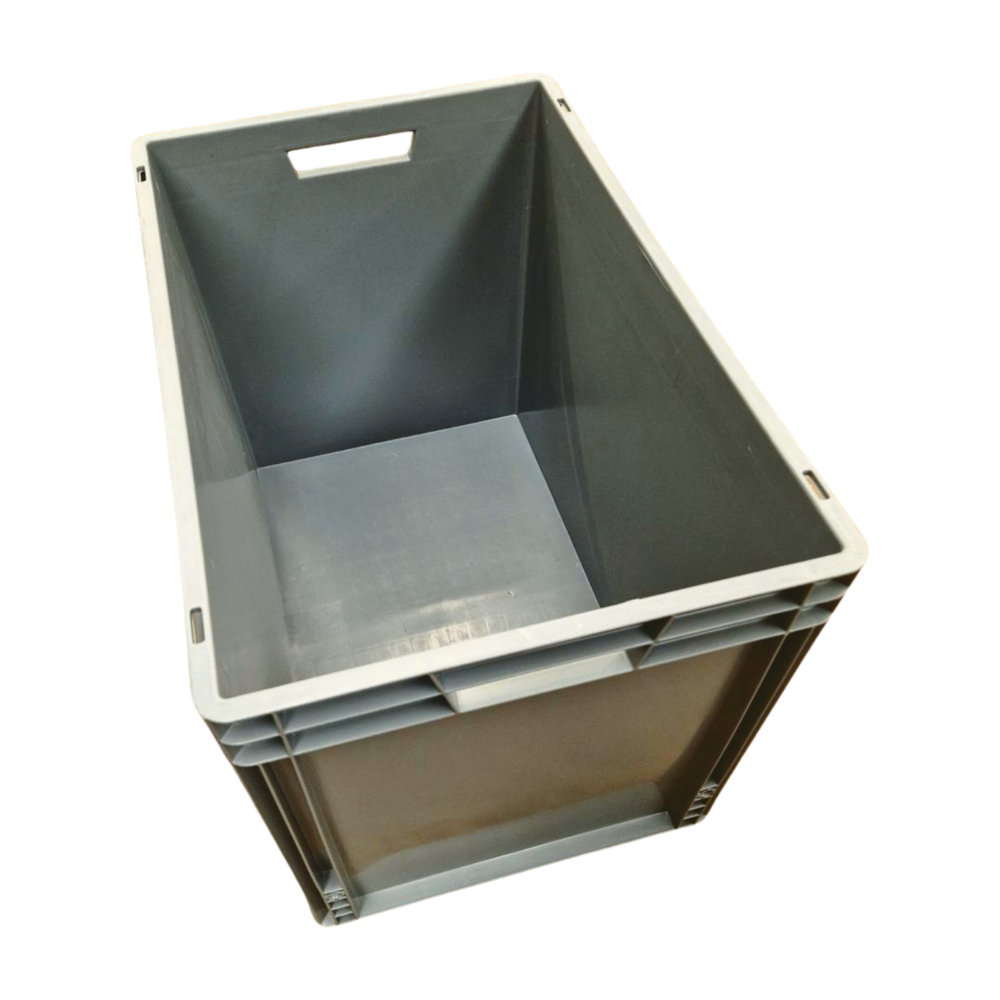 Emtrade Stapelbak euronorm 600x400x440, stapelbaar, grijs, nieuw Emtrade Stapelbak euronorm 600x400x440, stapelbaar, grijs, nieuw