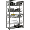 EMRACK Draadmand stelling H250xB100xD50, 6 manden, gebruikt met nieuwe manden EMRACK Draadmand stelling H250xB100xD50, 6 manden, gebruikt met nieuwe manden