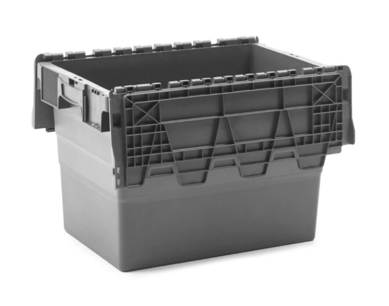 Emtrade (Nieuw) Distributiebak, 600x400x365 mm, euronorm, grijs kunststof, nieuw