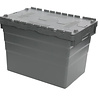Emtrade Distributiebak 600x400x365 mm Nestbaar Stapelbaar Grijs, Nieuw Emtrade Distributiebak 600x400x365 mm Nestbaar Stapelbaar Grijs, Nieuw