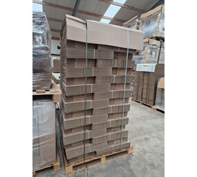 Vouwdoos 420x210x180 mm Enkelgolf Karton Bruin FEFCO 0201 (pallet 980 stuks) Nieuw