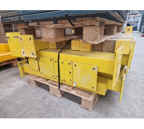 Rampaal 100x10x10cm geel, gebruikt Rampaal 100x10x10cm geel, gebruikt