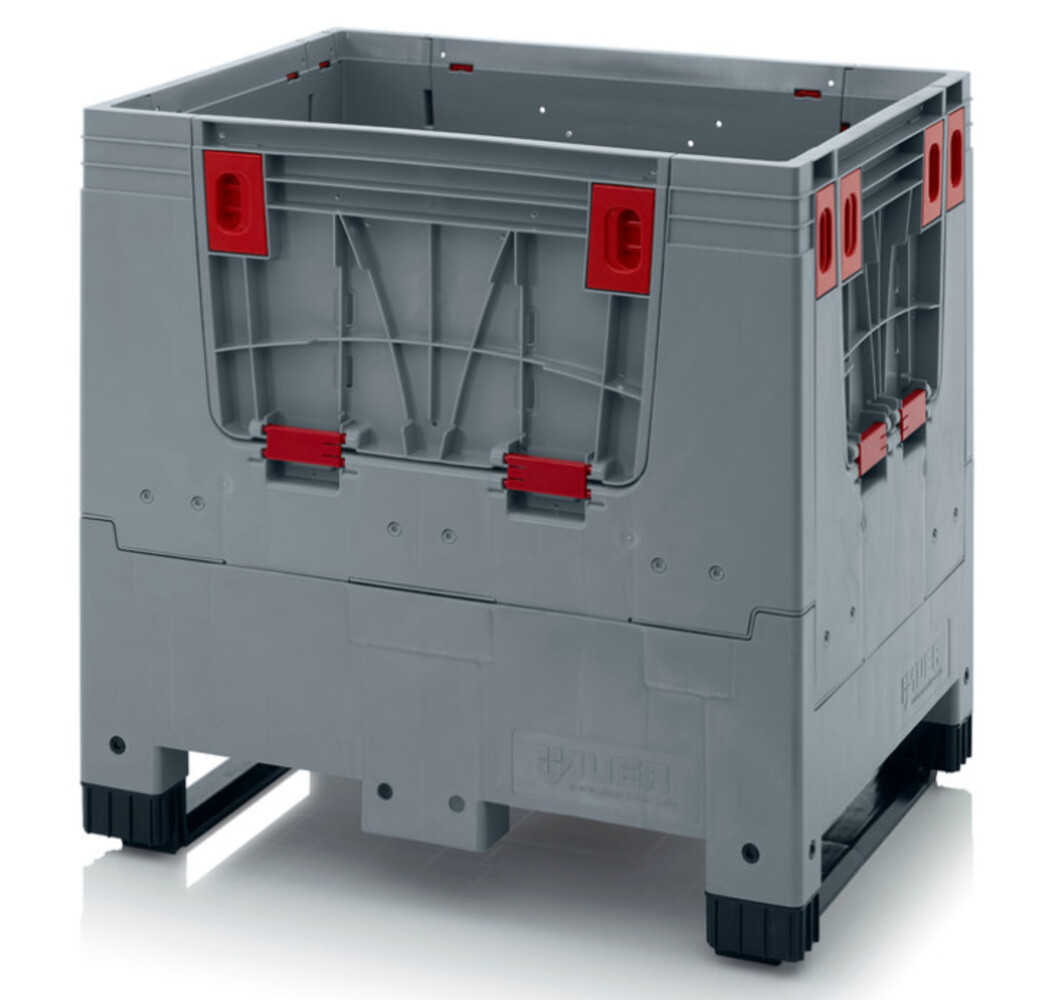 Auer Opvouwbare palletbox 800x600x730mm met 4 inwerpluiken, gebruikt Auer Opvouwbare palletbox 800x600x730mm met 4 inwerpluiken, gebruikt