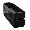 SSI SchÃ¤fer Stellingbak, 590x162x115 mm, ESD, zwart kunststof, gebruikt
