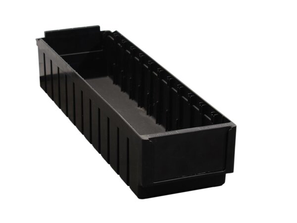 SSI Schäfer Stellingbak ESD RK621 12 vakken, 590x162x115mm zwart, gebruikt