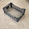 Emtrade 60x40x21cm lichtgewicht krat, zwart, PP, geperforeerd, gebruikt Emtrade 60x40x21cm lichtgewicht krat, zwart, PP, geperforeerd, gebruikt