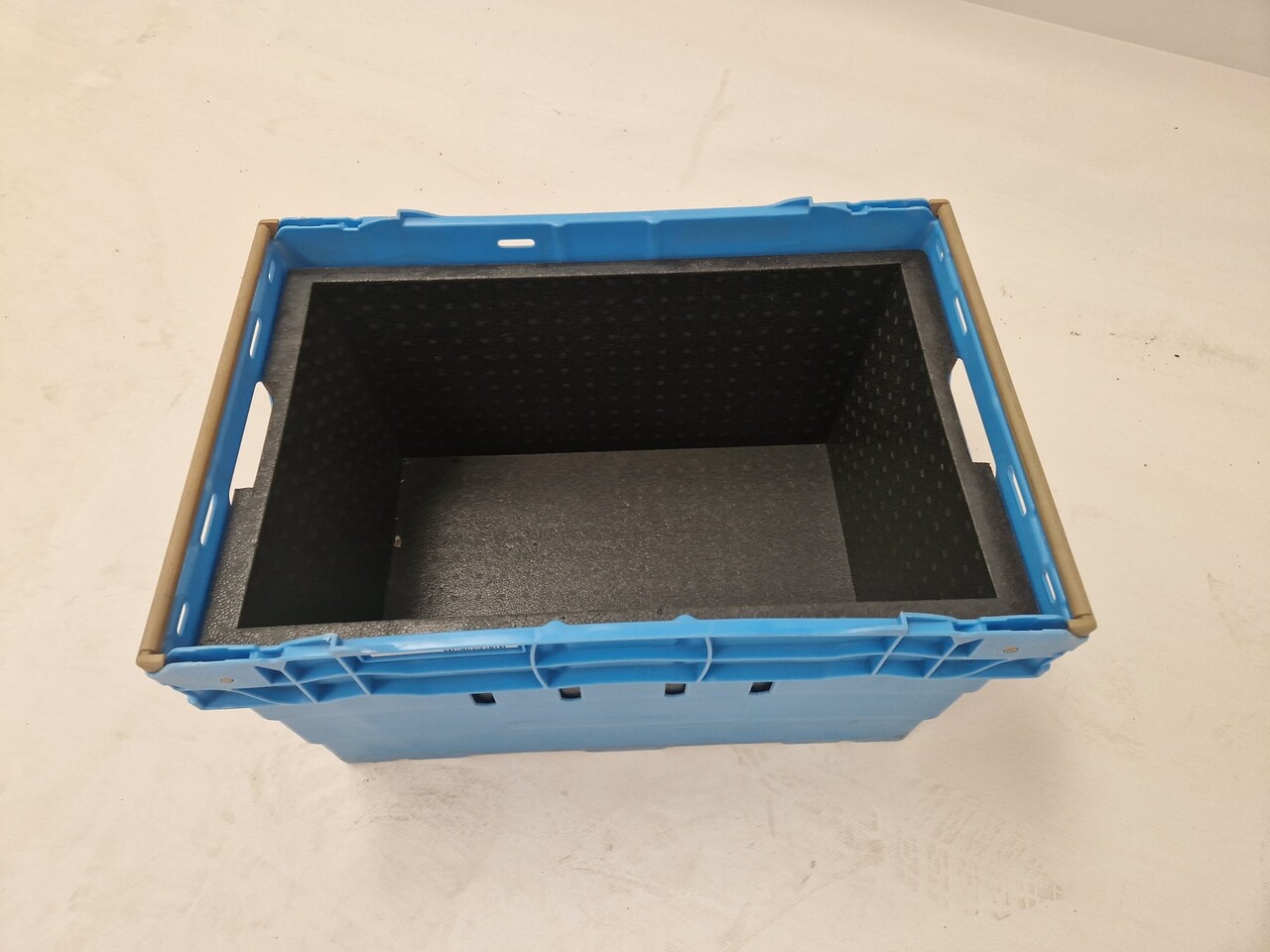 Schoeller Allibert Nestbare Stapelbak, 600x400x360 mm, euronorm, blauw kunststof, gebruikt Schoeller Allibert Nestbare Stapelbak, 600x400x360 mm, euronorm, blauw kunststof, gebruikt
