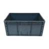 Embox Stapelbak, 600x400x270 mm, euronorm, zwart kunststof, nieuw