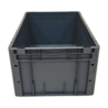Embox Stapelbak, 600x400x270 mm, euronorm, zwart kunststof, nieuw