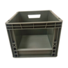 Embox Magazijnbak, 400x300x220 mm, euronorm, grijs kunststof, nieuw