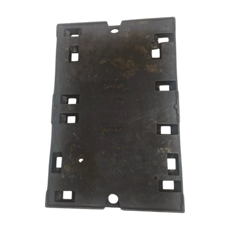 Kunststof Dolly Rolplateau 1200x800x200 mm met dubbelwandig dek zwart, gebruikt Kunststof Dolly Rolplateau 1200x800x200 mm met dubbelwandig dek zwart, gebruikt