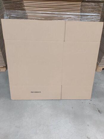 Smurfit Kappa Vouwdoos 715x445x500 mm Dubbelgolf Karton Bruin FEFCO 0201 (20 stuks) Nieuw