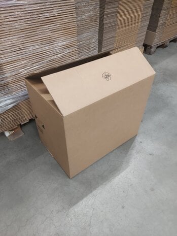 Smurfit Kappa Vouwdoos 715x445x500 mm Dubbelgolf Karton Bruin FEFCO 0201 (20 stuks) Nieuw