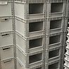 Embox Magazijnbak, 400x300x220 mm, euronorm, grijs kunststof, nieuw