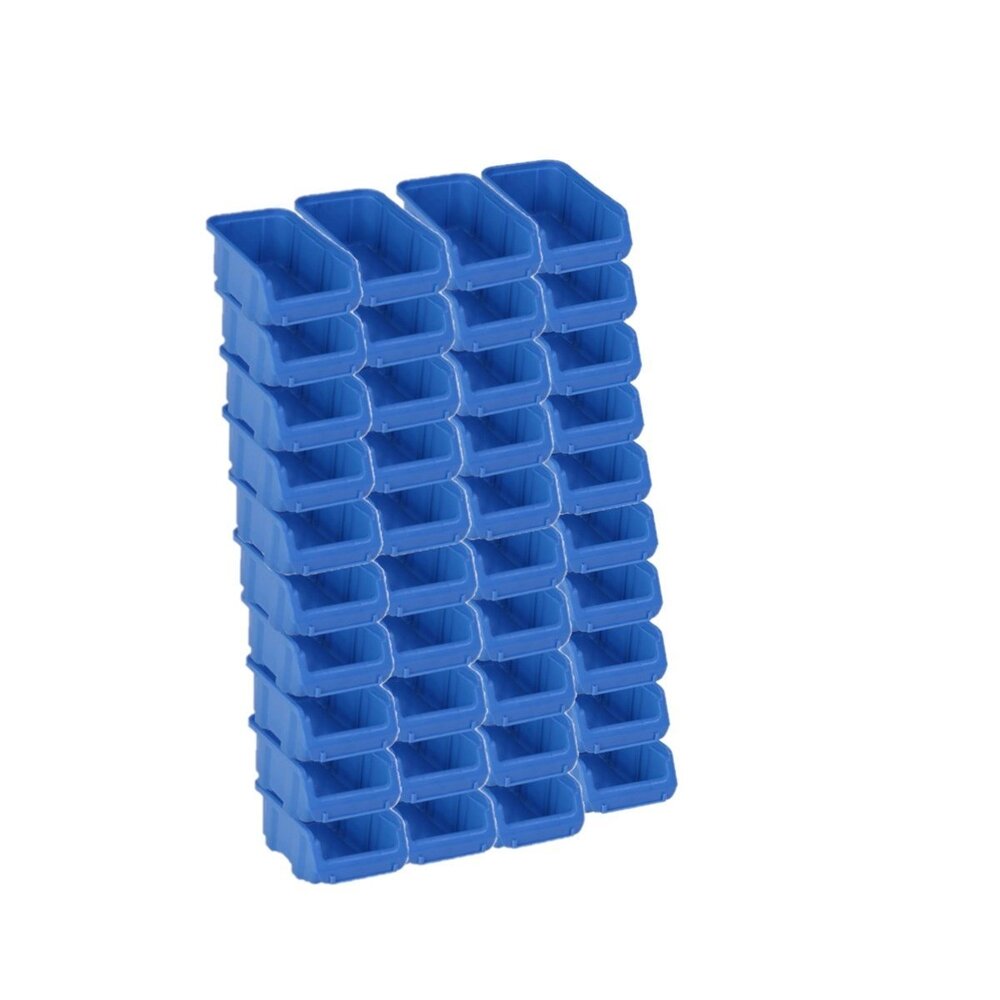 Emtrade (Nieuw) Magazijnbak, 100x163x72 mm, blauw kunststof, nieuw