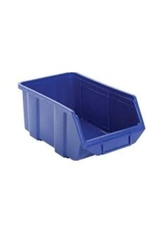 Emtrade (Nieuw) Magazijnbak, 100x163x72 mm, blauw kunststof, nieuw