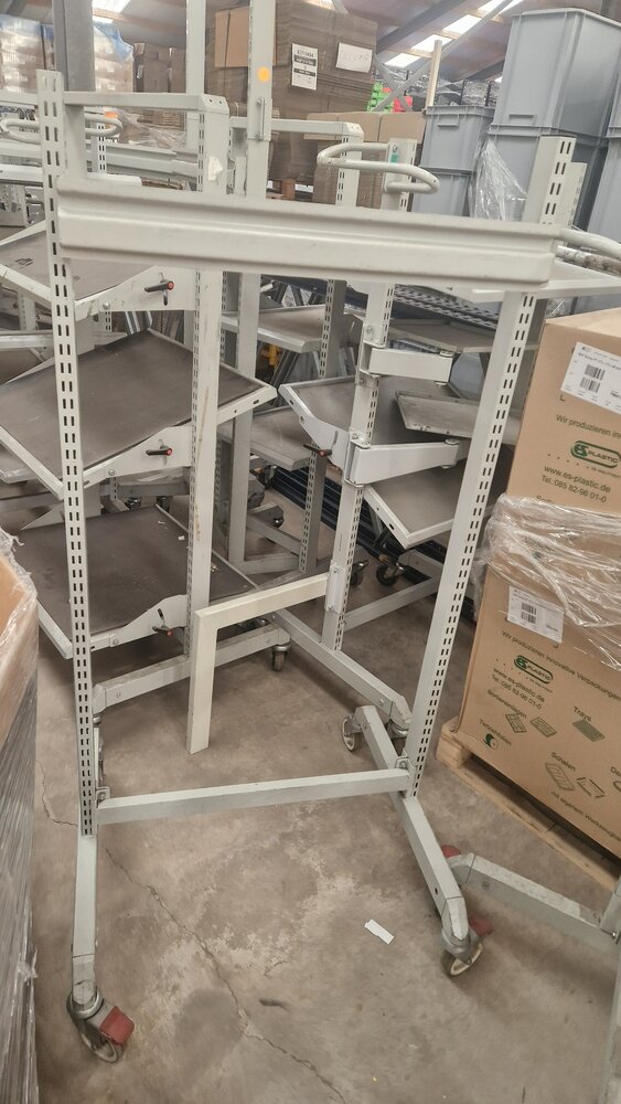 Sovella Sovella ESD-Veilige Werkplaats Trolley, 90x72x161 cm, gebruikt, veelzijdig, geschikt voor opslag en transport