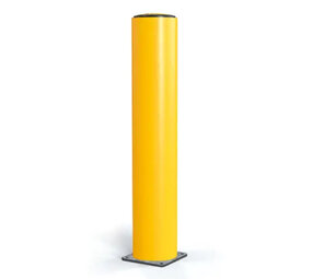 A-Safe A-safe rampaal 120x20x20cm rond geel, gebruikt / per stuk