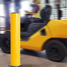A-Safe A-safe rampaal 120x20x20cm rond geel, gebruikt / per stuk