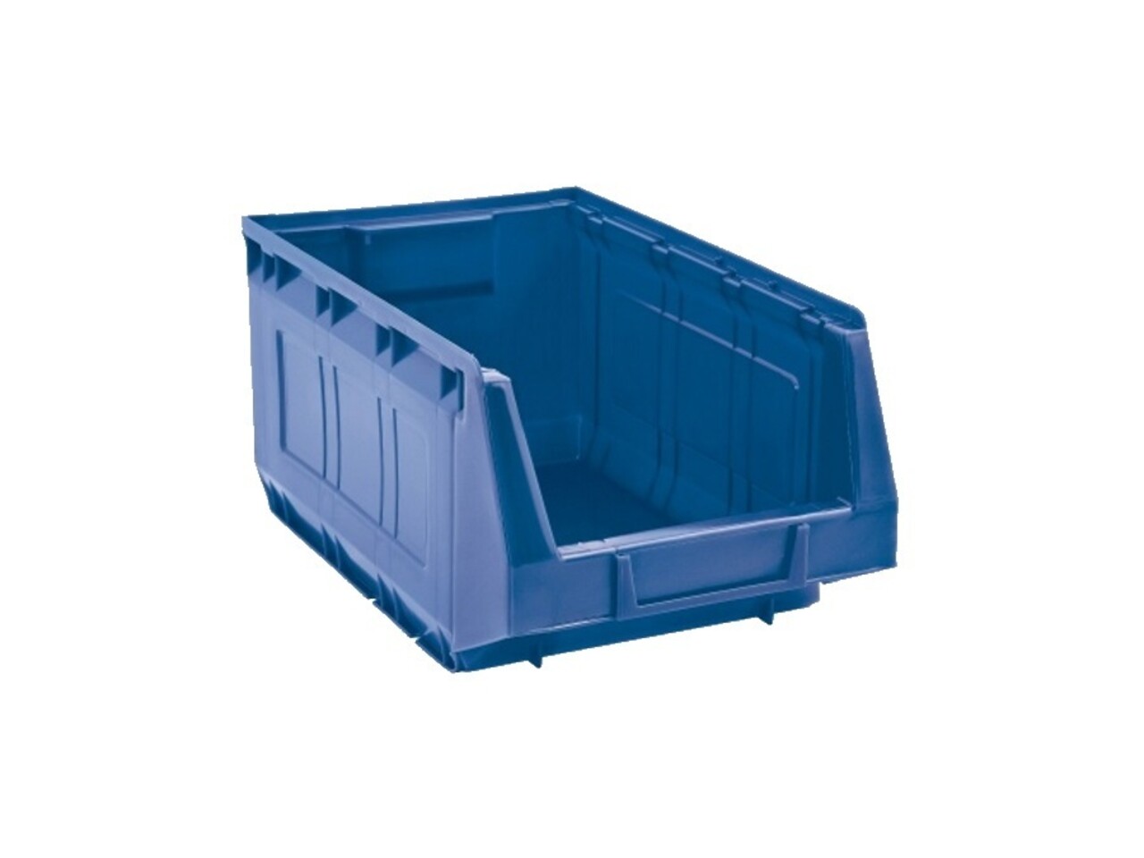 Mobil Plastic Magazijnbak, 212x165x345 mm, blauw hdpe, gebruikt