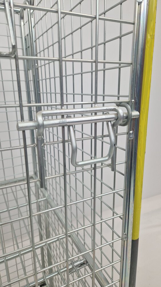 Emtrade Rolcontainer 4-heks 850x715x1900mm, nestbaar, A-frame, legbord, gebruikt