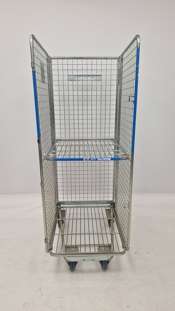 Emtrade Rolcontainer 5-heks 850x715x1900mm, nestbaar, A-frame, legbord, gebruikt