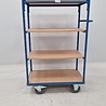 Fetra Orderpick kar Fetra 4 niveaus 90x50xH150cm, blauw Fetra Orderpick kar Fetra 4 niveaus 90x50xH150cm, blauw
