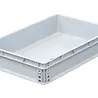 Emtrade (Nieuw) Stapelbak, 600x400x120 mm, euronorm, grijs kunststof, nieuw