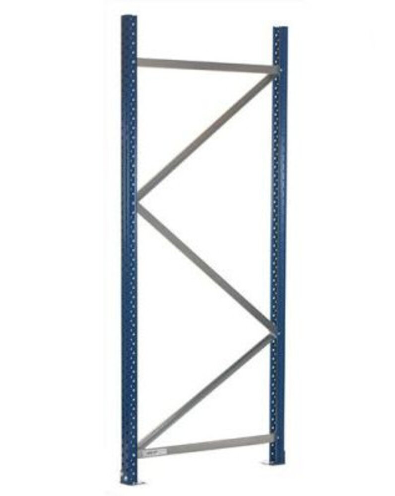 Nedcon Nedcon Palletstelling staander 6500x1100 (100x80) mm blauw, gebruikt Nedcon Nedcon Palletstelling staander 6500x1100 (100x80) mm blauw, gebruikt