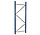 Staander 8450x1100x100 mm (gekoppeld) blauw