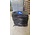 Stellingbak, 500x150x80 mm, blauw kunststof, gebruikt