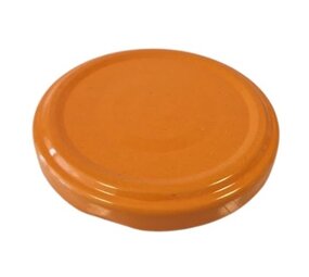 White Cap Deksel Effen Oranje 63mm Twist-Off 1150 stuks, nieuw White Cap Deksel Effen Oranje 63mm Twist-Off 1150 stuks, nieuw