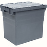 Embox Distributiebak, 600x400x516 mm, euronorm, grijs kunststof, nieuw