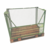 Palletrand inklapbaar 1200x800x980mm, 1 lange zijde half open,  incl. pallet, gebruikt Palletrand inklapbaar 1200x800x980mm, 1 lange zijde half open,  incl. pallet, gebruikt