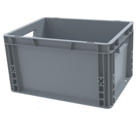 Stapelbak 400x300x220 euronorm grijs, nieuw
