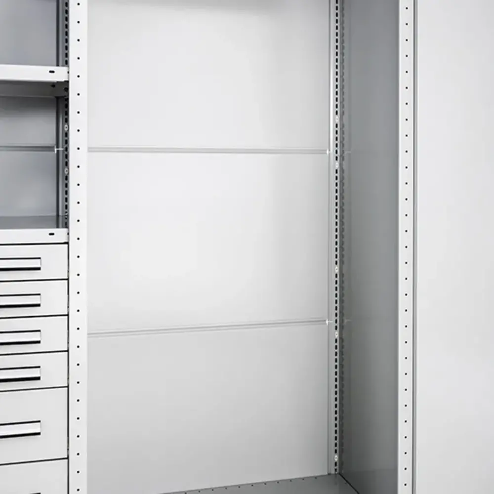 Meta META Legbordstelling Achterwand dichte plaat 100 x 100 cm (hxb), gebruikt