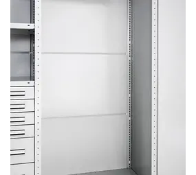 Meta META Legbordstelling Achterwand dichte plaat 100 x 100 cm (hxb), gebruikt