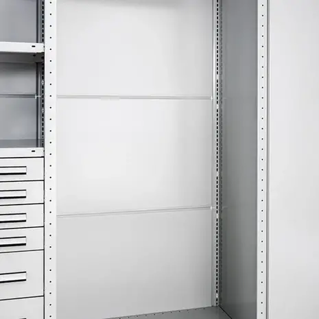 Meta META Legbordstelling Achterwand dichte plaat 100 x 100 cm (hxb), gebruikt