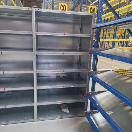 Meta Meta Clip legbordstelling 200x130x60 cm, 5 legborden, gebruikt