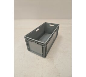 Emtrade (Nieuw) Stapelbak, 800x400x340 mm, grijs kunststof, nieuw