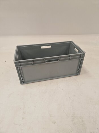 Emtrade (Nieuw) Stapelbak, 800x400x340 mm, grijs kunststof, nieuw