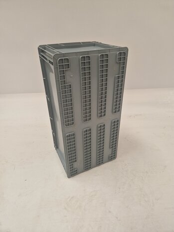 Emtrade (Nieuw) Stapelbak, 800x400x340 mm, grijs kunststof, nieuw