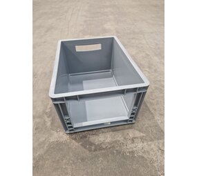 Auer Magazijn/grijpbak 400x300x220 stapelbaar, grijs, gebruikt