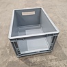 Auer Magazijnbak, 400x300x220 mm, euronorm, grijs kunststof, gebruikt
