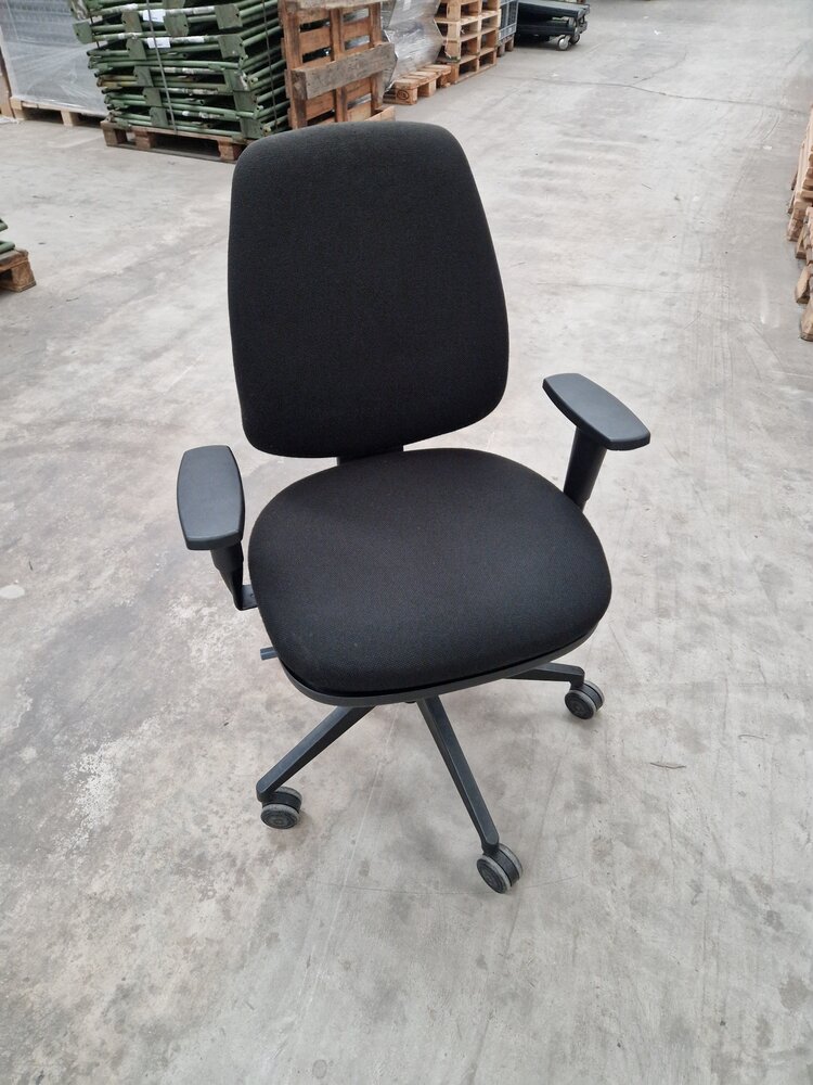 Sit-on Sit-on bureaustoel, zwart, gebruikt Sit-on Sit-on bureaustoel, zwart, gebruikt