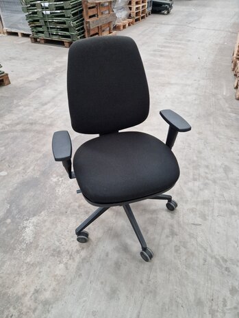 Sit-on Sit-on bureaustoel, zwart, gebruikt Sit-on Sit-on bureaustoel, zwart, gebruikt