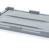 Emtrade (Nieuw) Oplegdeksel voor palletbox, 800x600 mm, grijs pp, nieuw